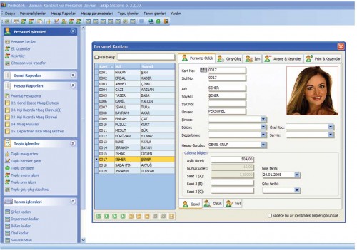 Perkotek Personel Takip Program�