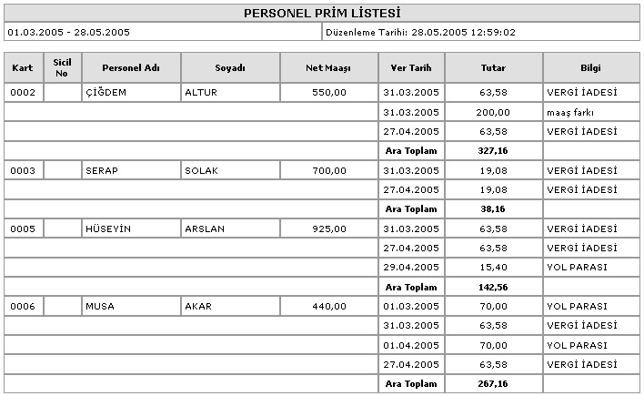 Perkotek Personel Takip Program�