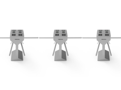 Perkotek D150 Double Tripod Turnike